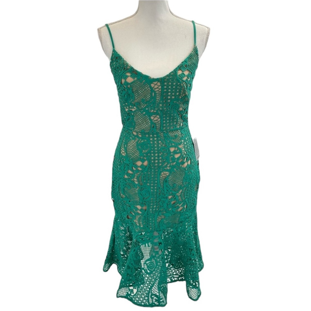NWT Cooper St Lace Mermaid Dress 2 Green